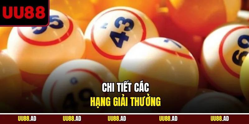 Chi tiết các hạng giải thưởng 